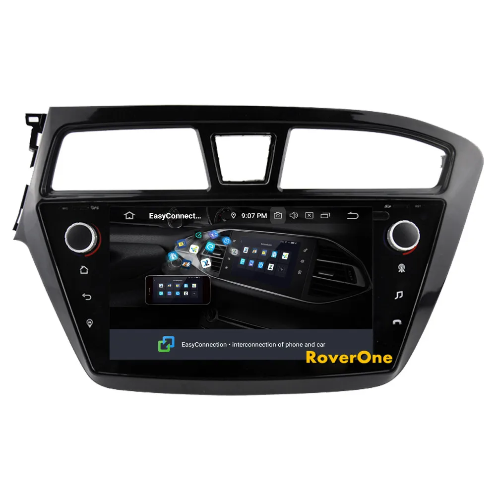 Perfect RoverOne Car Multimedia Player For Hyundai I20 2015 2016 2017 2018 Android 9.0 Radio GPS Navigation Bluetooth PhoneLink 17