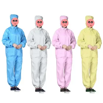 

Protective Coverall with Hood Dustproof Anti-static Safety Suit for Men Women