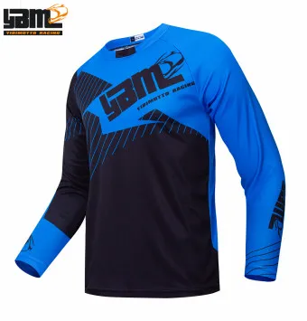 

2018 yellow white Enduro Jerseys blue red motocross mx bike mtb t-shirt summer downhill long sleeve cycling clothes camiseta dh