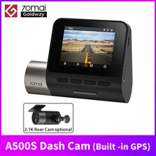 Versão global built-in gps 70mai a500s traço cam pro plus + 1944 adas velocidade coordenadas 24h monitor de estacionamento gps a500s carro cam dvr