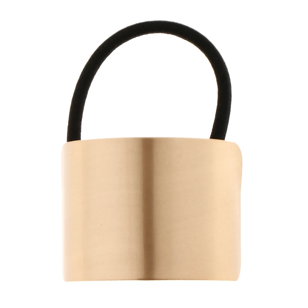 2pcs Chic Metal Cuff Stretchy Hair Rope Hairband Womens Hair Tie Ponytail Holder