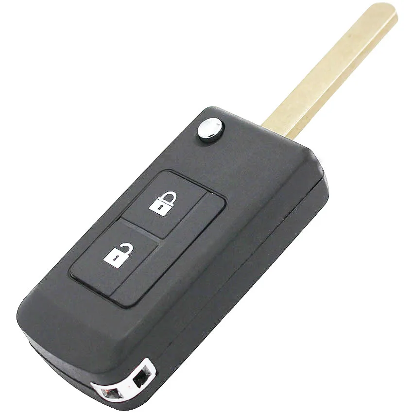 2 кнопки Замена оболочки модифицированный складной пульт дистанционного ключа чехол Брелок для Subaru IMPREZA WRX OUTBACK FORESTER LEGACY плоское лезвие