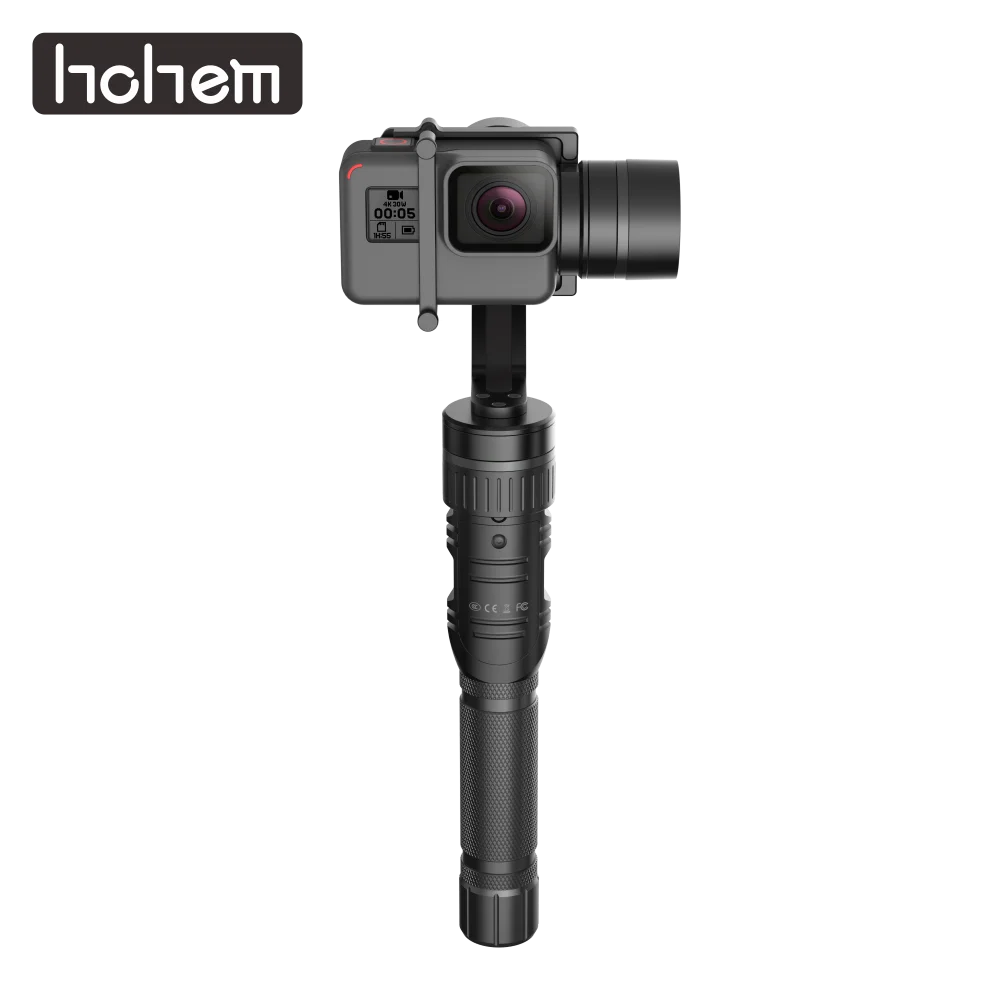 

Hohem HG5 Gimbal 3-Axis Handheld Stabilizer Aluminum alloy for GoPro Hero 7 6 5 4 3 Xiaoyi SJCAM Action Cameras of Similar Size