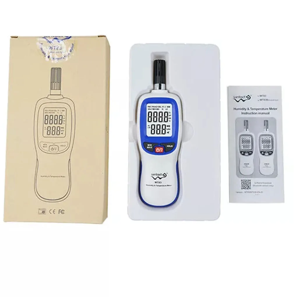 Wintact WT83 WT83B Bluetooth цифровой измеритель температуры и влажности термометр гигрометр тестер температуры