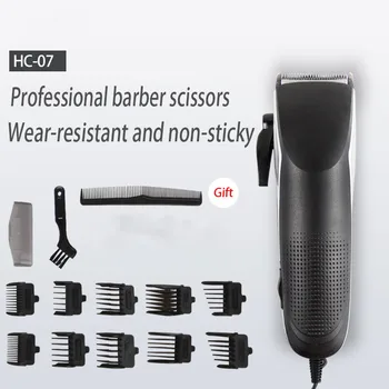 

Waterproof Hair Cutter for men Trimmer Electric Steel Blade Haircut Clipper Plug-in Fast Safety Professional Hair HC-177