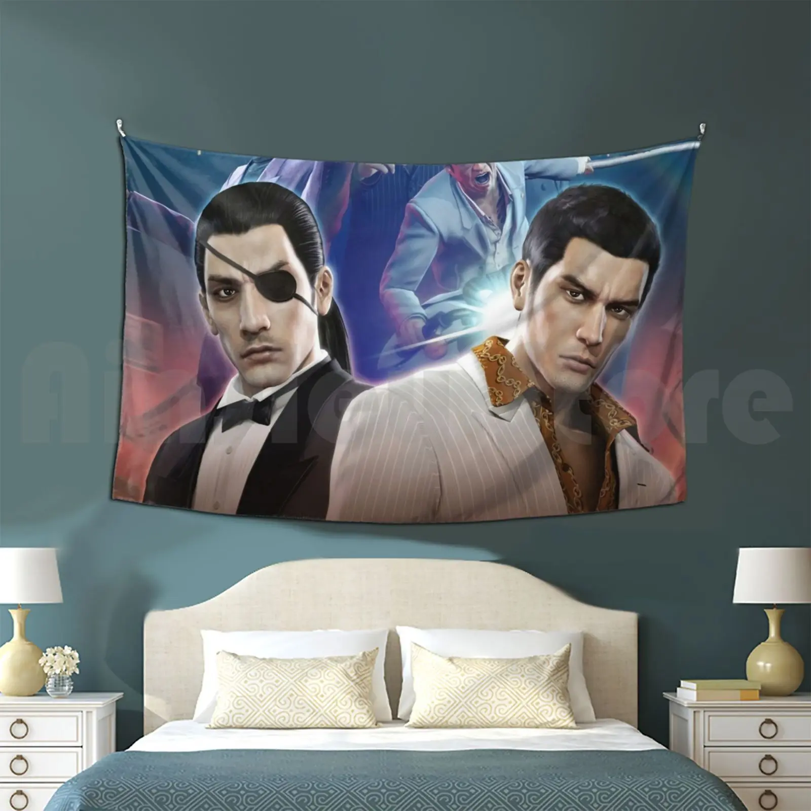 Yakuza 0 Poster Arazzo Personalizzato Yakuza Yakuza 0 Yakuza Kiwami Goro Majima Kazuma Kiyu Akira
