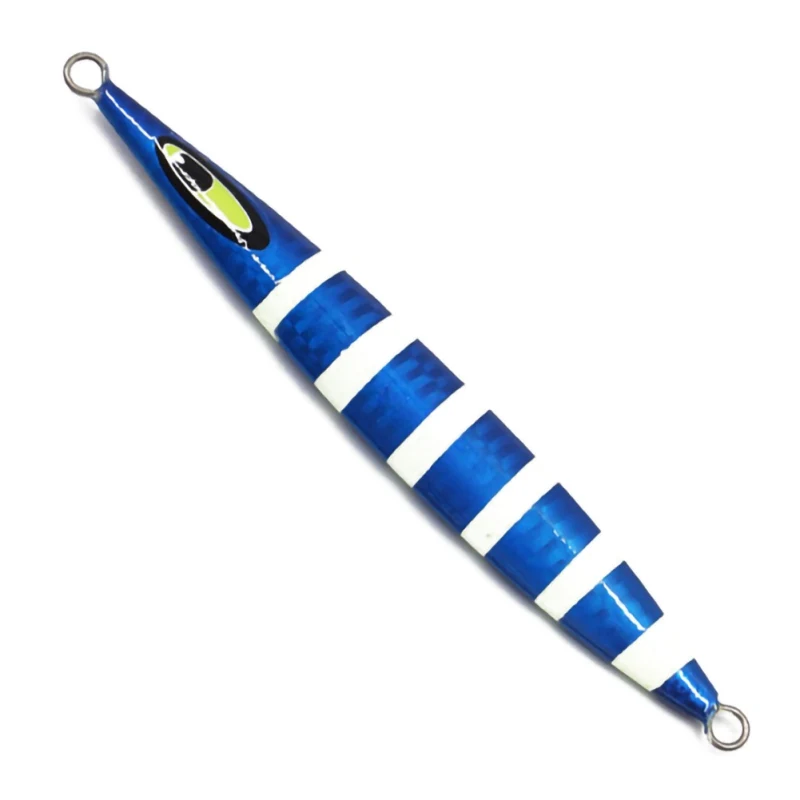 NewArtificial Metal Fishing Lures Jigging Lead Alloy Fish Reflected Fast Sinking Deepsea Iron Plate Bait Wobbler Hard Baits100g