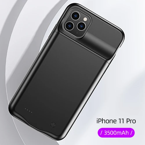 Чехол для зарядного устройства USAMS для iPhone 11 Pro Max X XS 3500/4500 мАч, чехол для зарядного устройства, тонкий внешний чехол для зарядного устройства - Цвет: For i11 Pro