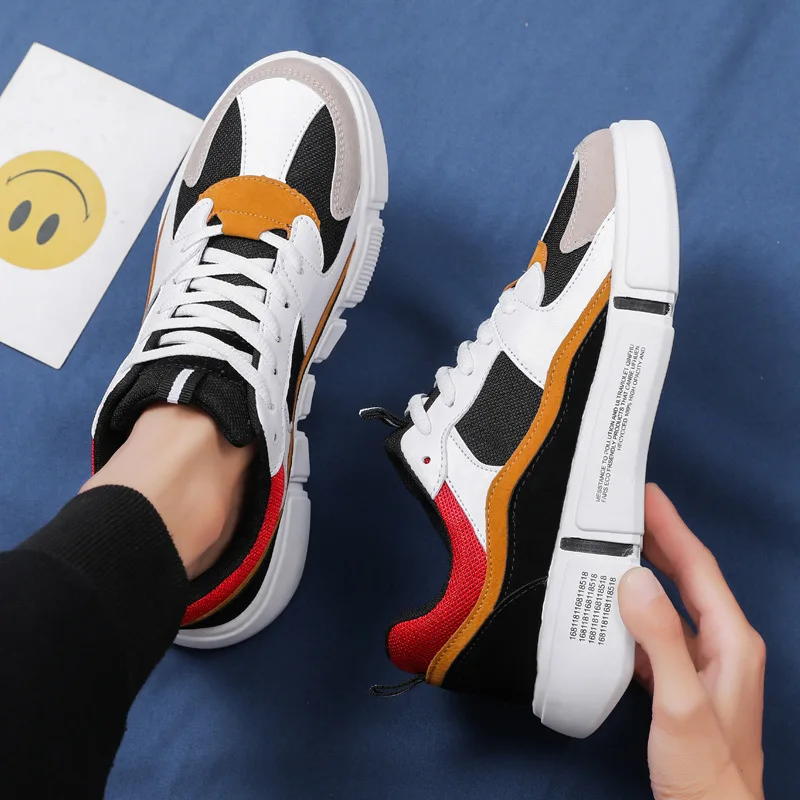 

MEN'S SHOES Spring 2019 New Style Korean-style Trend Versatile Casual Sports Shoe Men's Trendy Shoes Students Shoes White Shoes