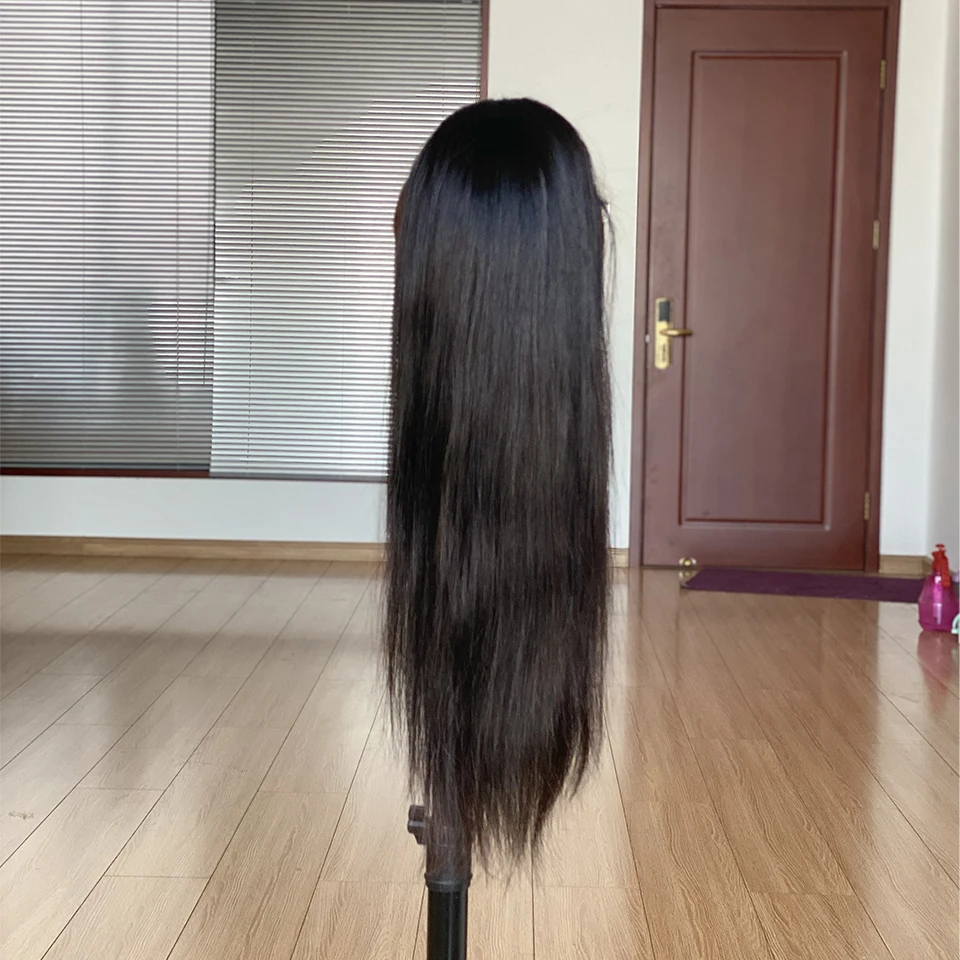 랩 어라운드 포니 테일 인모 브라질 스트레이트 포니 테일 레미 헤어 클립 여성용, 포니 테일 익스텐션, 120g