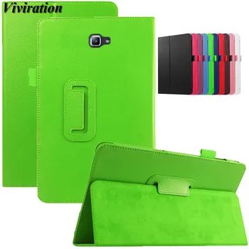 

High Quality Folding Smart Cover Tempered Screen Protector Glass For Samsung Galaxy Tab A A6 10.1 T580 T585N SM-T580 Case Cover