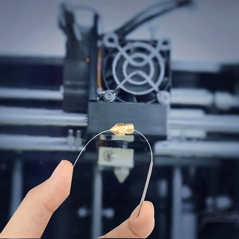 Набор инструментов для 3D печати, экструдер длиной 30 мм 1,75 мм тефлоновая трубка для горла и 0,4 мм латунная насадка для экструдера печатающие головки и 6 шт. нагреватель