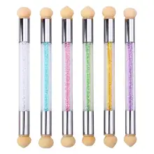 1 шт. декорация для ногтей градиент кисти губки дизайн ногтей Живопись блеск пудра сбор Раскрашивание акриловые маникюрные инструменты