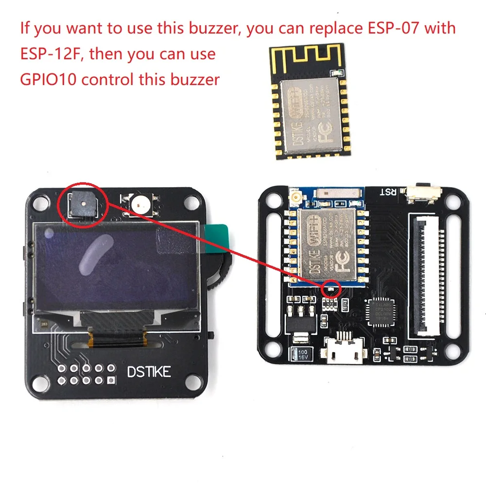 DSTIKE WiFi браслет Deauther | носимый ESP8266 макетная плата | Смарт-часы DevKit | Arduino NodeMCU ESP32 IoT