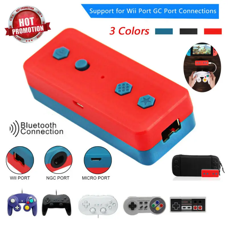 Игровой контроллер преобразователь Bluetooth адаптер Nintend выходной переключатель куб NGC/Wii U/NES