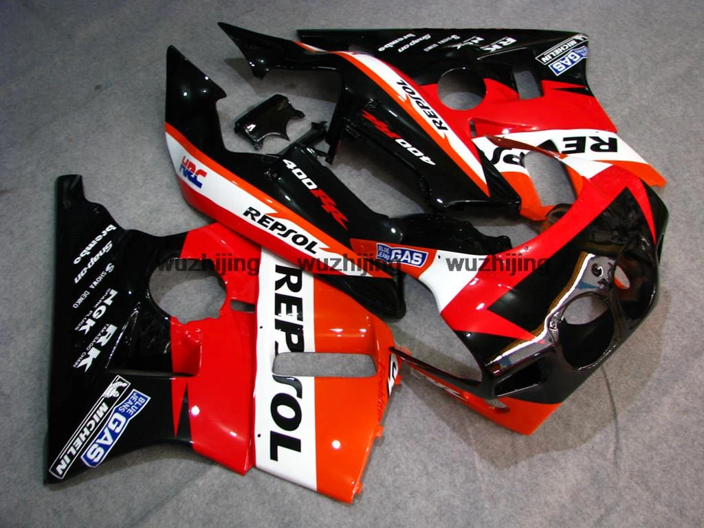 Bodywork For Cbr 400 Rr 1987 19 Mc23 Repsol Plastic Fairings Cbr400 Rr 87 Body Kits Cbr 400 Rr 19 Covers Ornamental Mouldings Aliexpress