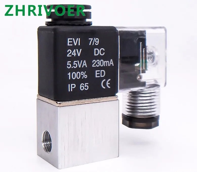 

2v025 12V 24V 220V Electric Solenoid Valve 2 Position 2 Port Normally open Air Magnetic Valve 6mm 8mm Hose Connection