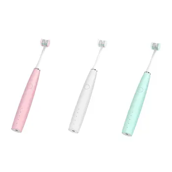 

Automatic Waterproof 3d Wrapped No Dead Angle Ultrasonic Vibration Induction Charging Adult Electric Toothbrush
