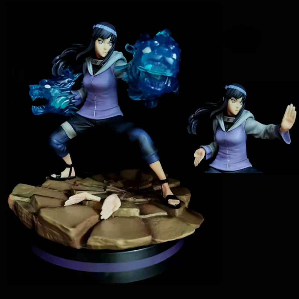Аниме Наруто гиуга Хината фигурки девочек игрушка голова льва Figma шиппууден экшн