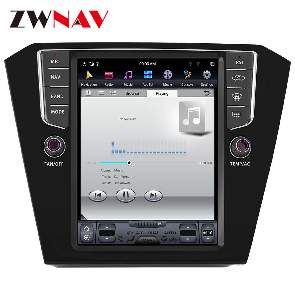 Discount Android 9 64+4G Tesla With DSP Carplay Car Multimedia Player Stereo For Volkswagen Magotan 2013-2017 Auto Radio GPS Navigation 5