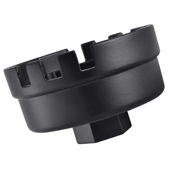 

Accessory Aluminum Alloy 64.5mm 3/8" Black Remover Oil Filter Wrench Tool Solid With 14 flutes