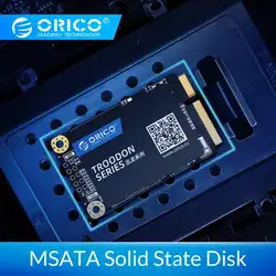 ORICO SSD жесткий диск твердотельный накопитель mSATA SSD 128 ГБ 256 512 1 ТБ SATA Внутренний твердотельный жесткий диск для настольного компьютера