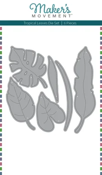 

6PC leaves Metal Cutting Dies Stencils For DIY Scrapbooking Album Paper Card Decorative Craft Embossing Die