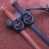 Chaoyada Fashion Men Boys Leather Strap 24 Hours Quartz Wristwatch Students Kids Learning Time High Quality Electric Watches 6
