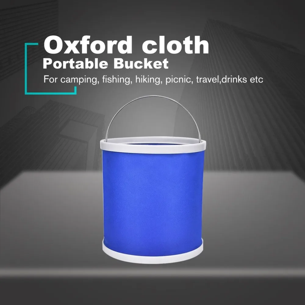Portable Bucket Foldable Multifunctional Outdoor Fashing Bucket Sink for Camping Hiking Travel Fishing Washing