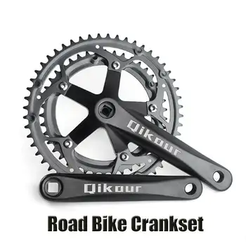 

2Pcs 170mm Bicycle Crank Aluminum Alloy Bicycle Chainwheel Crankset Chainring Mountain bike crankset 10/11 Speed Crank Fluted