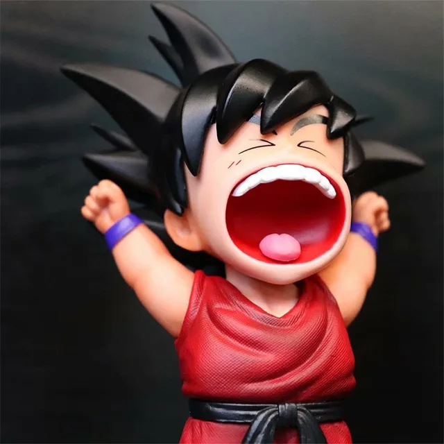 Dragon Ball Z Son Goku Cute Toys Anime Figures PVC Morning Yawn Model Kids Doll Action - DBZ Shop