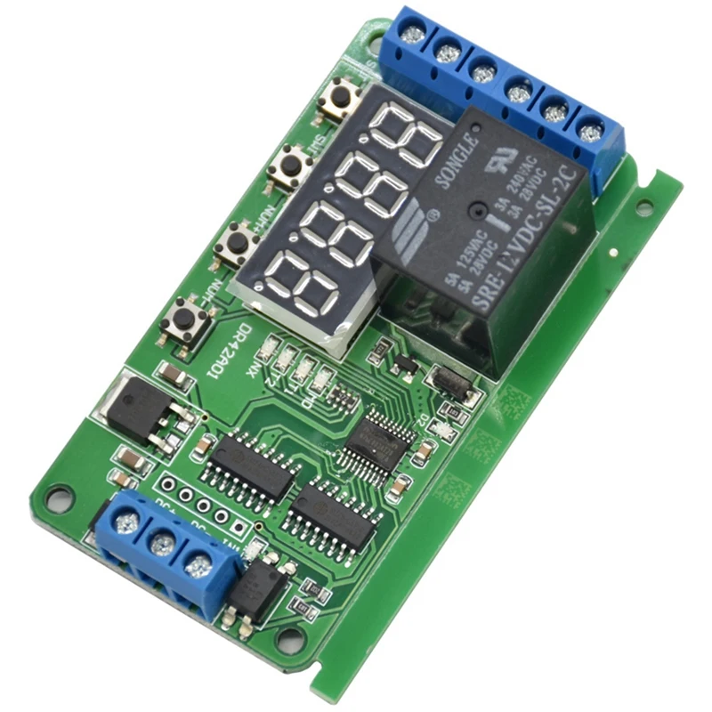 Dc12V Dpdt реле цикла таймер модуль время задержки полярности аудио переключатель двигателя
