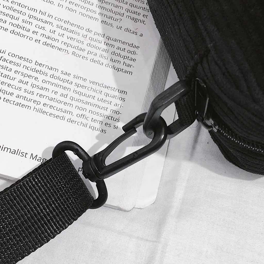 Women Corduroy Shoulder Bag Female Simple Small Square Bag Fashion Messenger Bags Casual Canvas Handbag Cloth Pouch#T1P