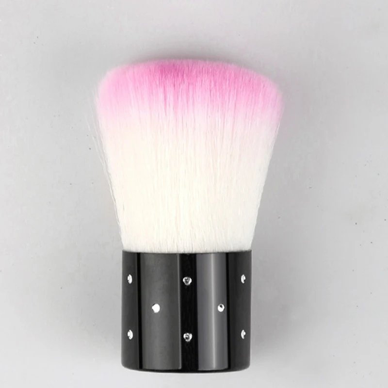 1pcs Soft Nail Cleaning Brush Nail Brush Nail Art Manicure Tools Nail Dust Cleaner For Acrylic& UV Gel 6 Colors
