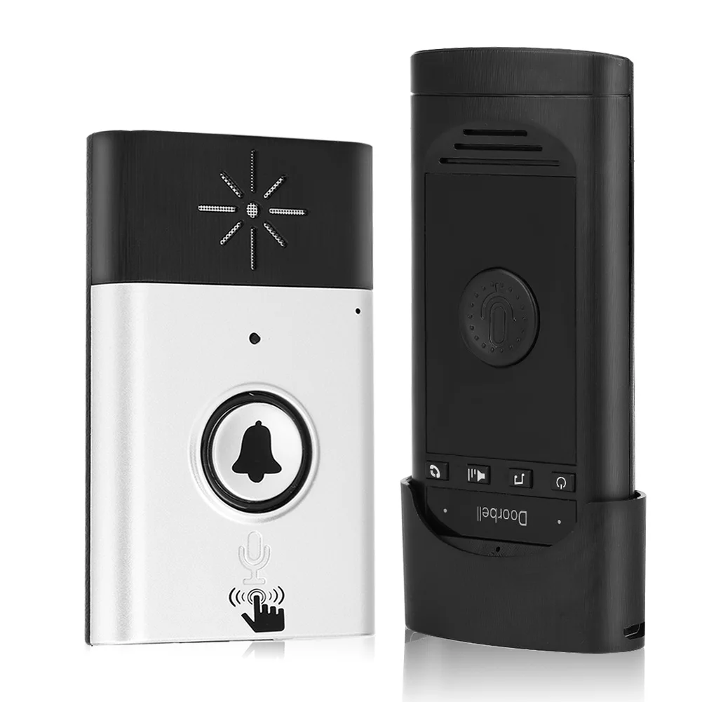 

Voice Intercom Doorbell Two-Way Talk Home Doorbell Intercom Kit Wireless Doorbells Security Accessories