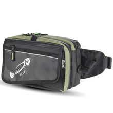 Защитный открытый унисекс большой емкости Рыбалка Сумка поясная Портативный Регулируемый ремень многоцелевой застежка дизайн приманки хранения