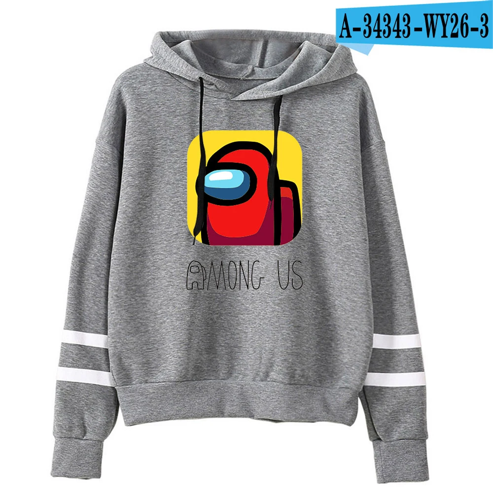 AMONG US THEMED STRIPED HOODIE (25 VARIAN)
