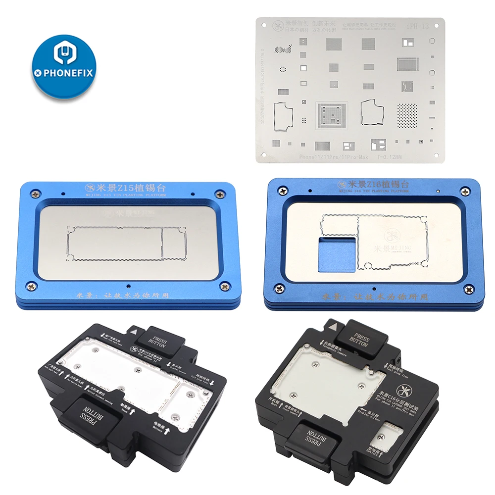  MIJING Test Fixture for iPhone 11 Pro MAX Motherboard Fixture Logic Board Separating Welding Platfo