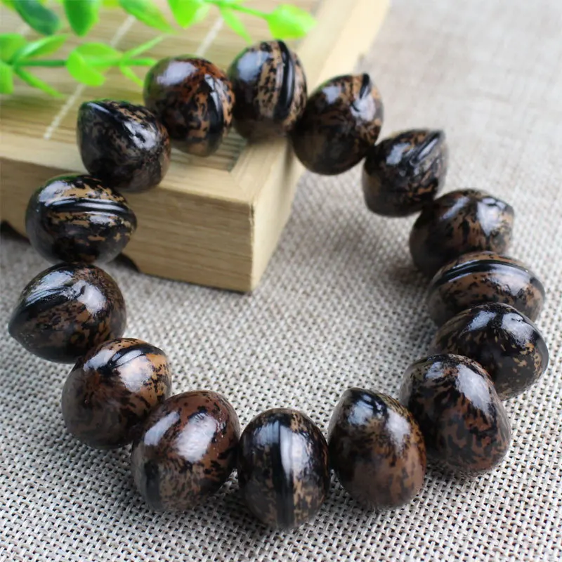 Этнический стиль натуральные бусины Бодхи браслет для мужчин и женщин