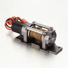 Full Metal Scale 1/10 Emulation Electric Winch With Single Motor For TFL RC Rock Crawler Truck