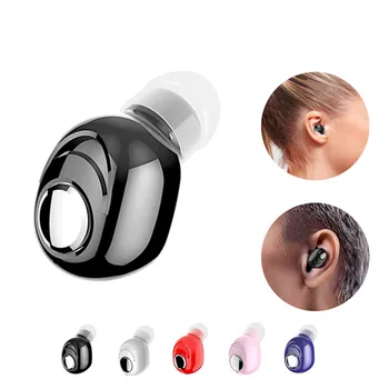 

Mini Wireless Bluetooth Earphone V5.0 Stereo in-ear Headset with Mic Sports Running Earbuds Earphones for Samsung Huawei Xiaomi