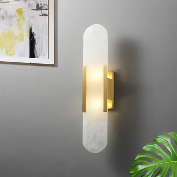 

modern nordic decoration home lustres crystal mirror light corridor living room bedside lampara pared monkey lamp wall lamp