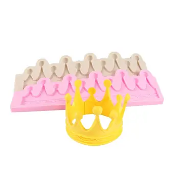 

Silicone Cake Mold Crown Shaped Fondant Candy Mould DIY Candle Soap Cake Mold Baking Tools For Cake Fondant Chocolate Making