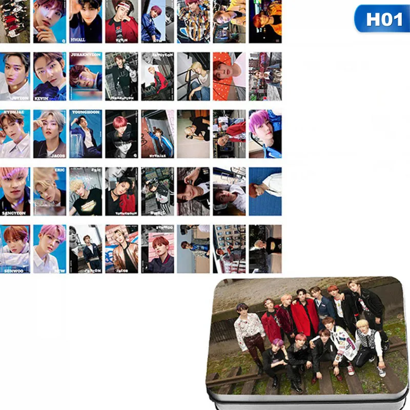 40 шт./компл. KpopTHE BOYZ членов личные индивидуальные карты команда ЛОМО карта Фотокарта вентиляторы подарки