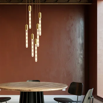 

Nordic Iron Pendant Lights Lighting Industrial Pendant Lamp Dining Living Room Bedroom Aisle Bar Study Home Decor Hanging Lamp