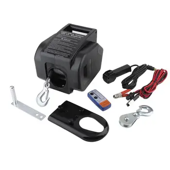

(From ES)2721KG Boat Yacht Winch 12V Electric Winch With Remote Control Durable Motor Winch Professional Auto Boat Lift Winch