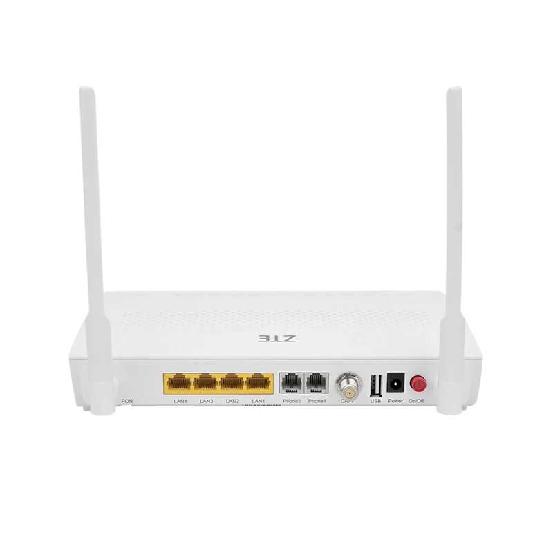 Новый оригинальный ZTE f668 GPON ONU 4GE Гигабитный оптический модем английская версия с