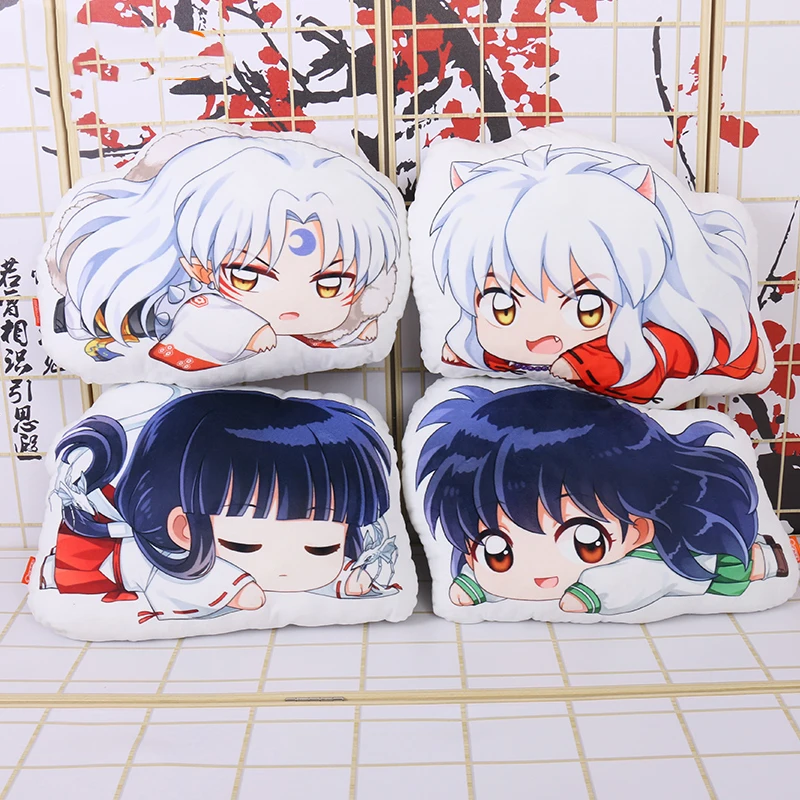 Аниме Inuyasha Sesshoumaru Higurashi Kagome Kikyo Косплей Кукла Плюшевая мягкая подушка диванная