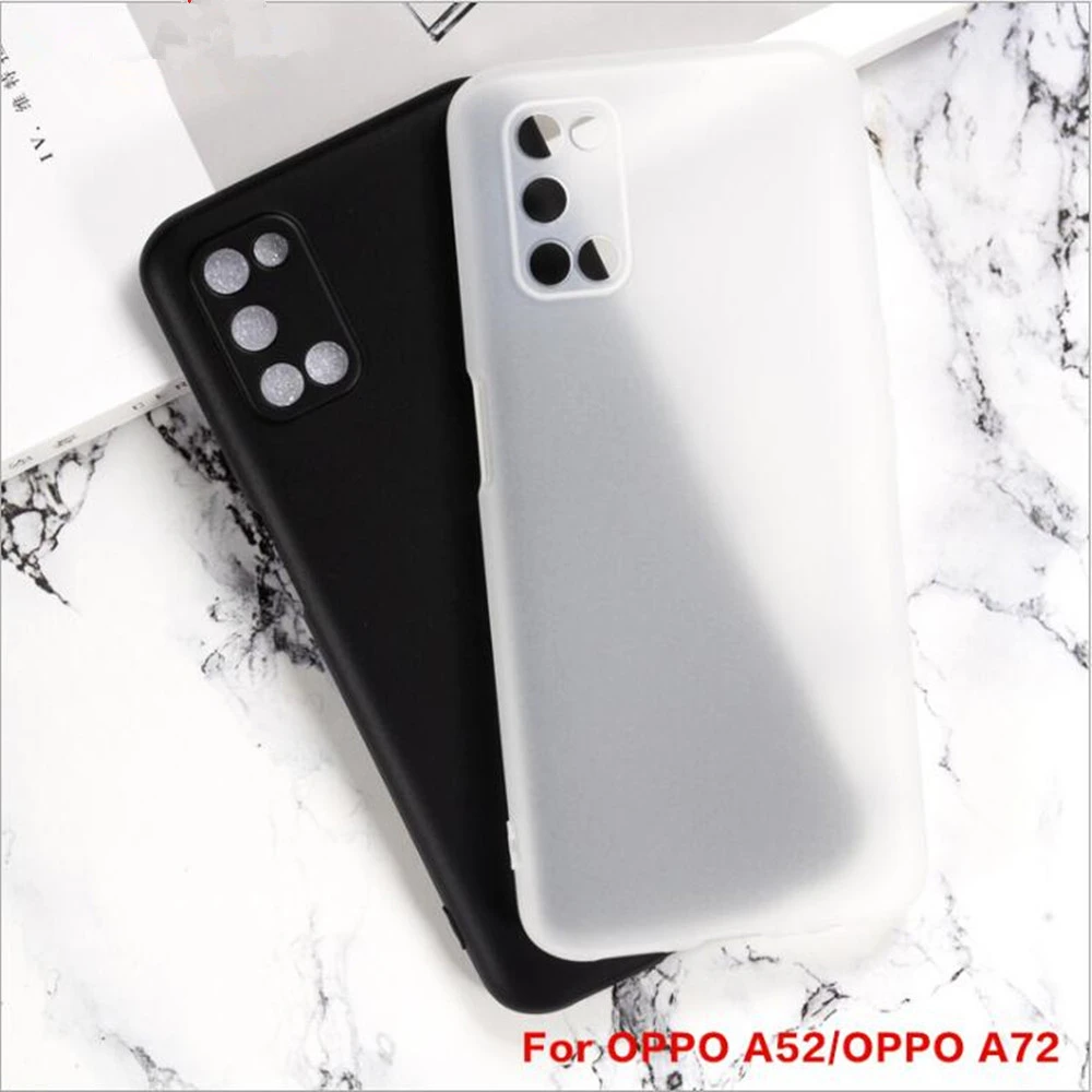 For Oppo A92 Silicon Cover Soft Tpu Matte Black Phone Protector Shell For Oppo A92 A52 A72 Capa Coque Back Cover Case Phone Case Covers Aliexpress