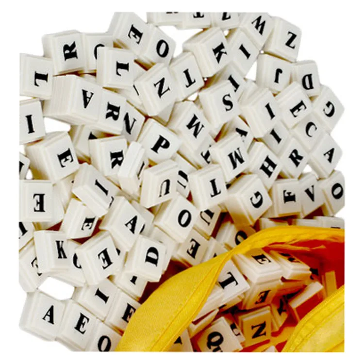 

Banana Lettered Scrabble Game Learning English Board Game Spell Word Chessman Children'S Educational Board Game Send Banana Bag